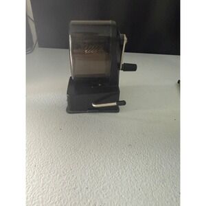 Elmer's Manual Hand Crank Pencil Sharpener Black with Desk Clamp Vintage Style